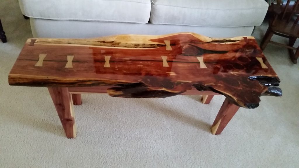 Finished Cedar Coffee table