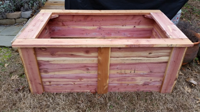 Cedar Strawberry Planter