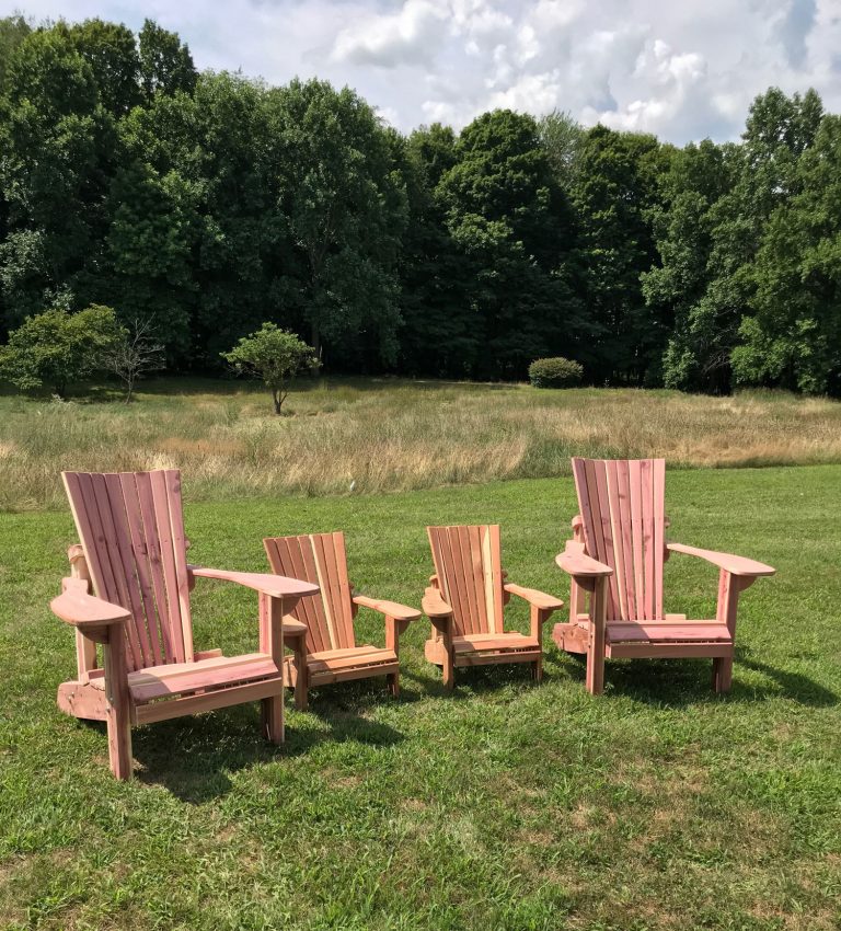 Adult and Kids Adirondack Chairs