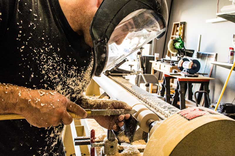 Face protection in the workshop