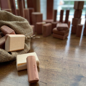 children's cedar blocks
