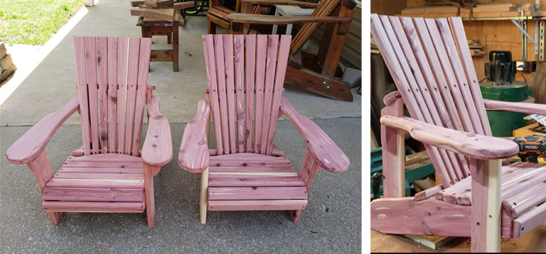 Make a child size Adirondack chair