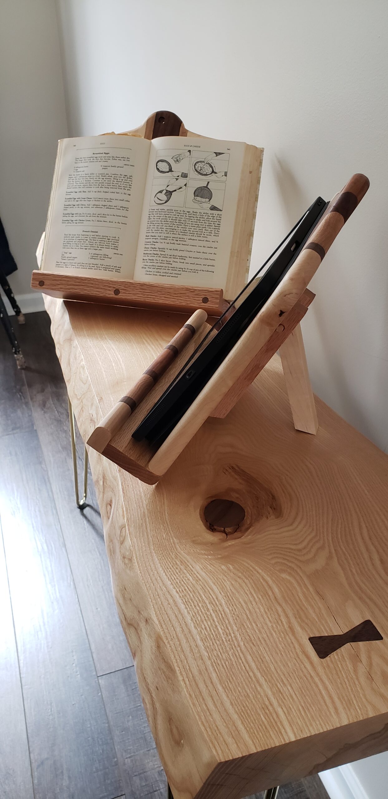Wooden Recipe stand