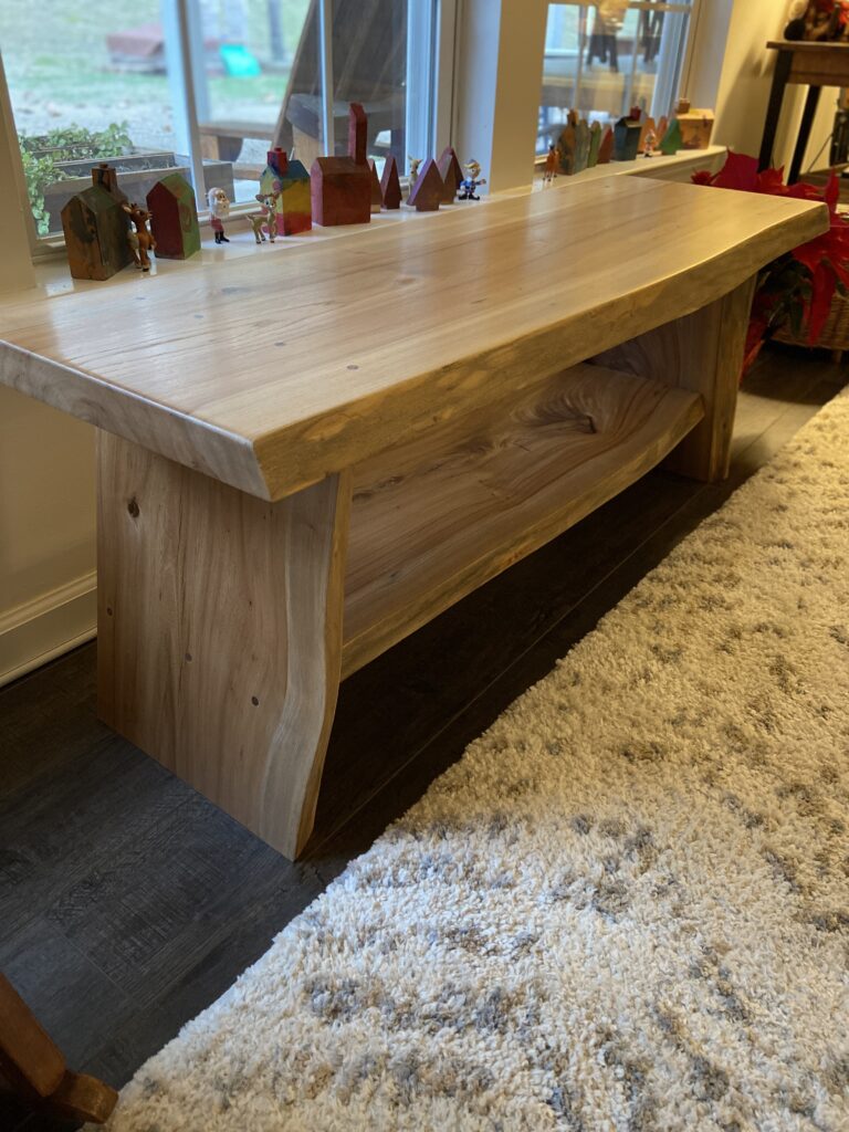 wood bench