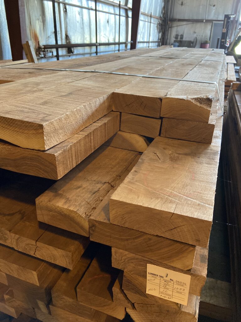 raw lumber