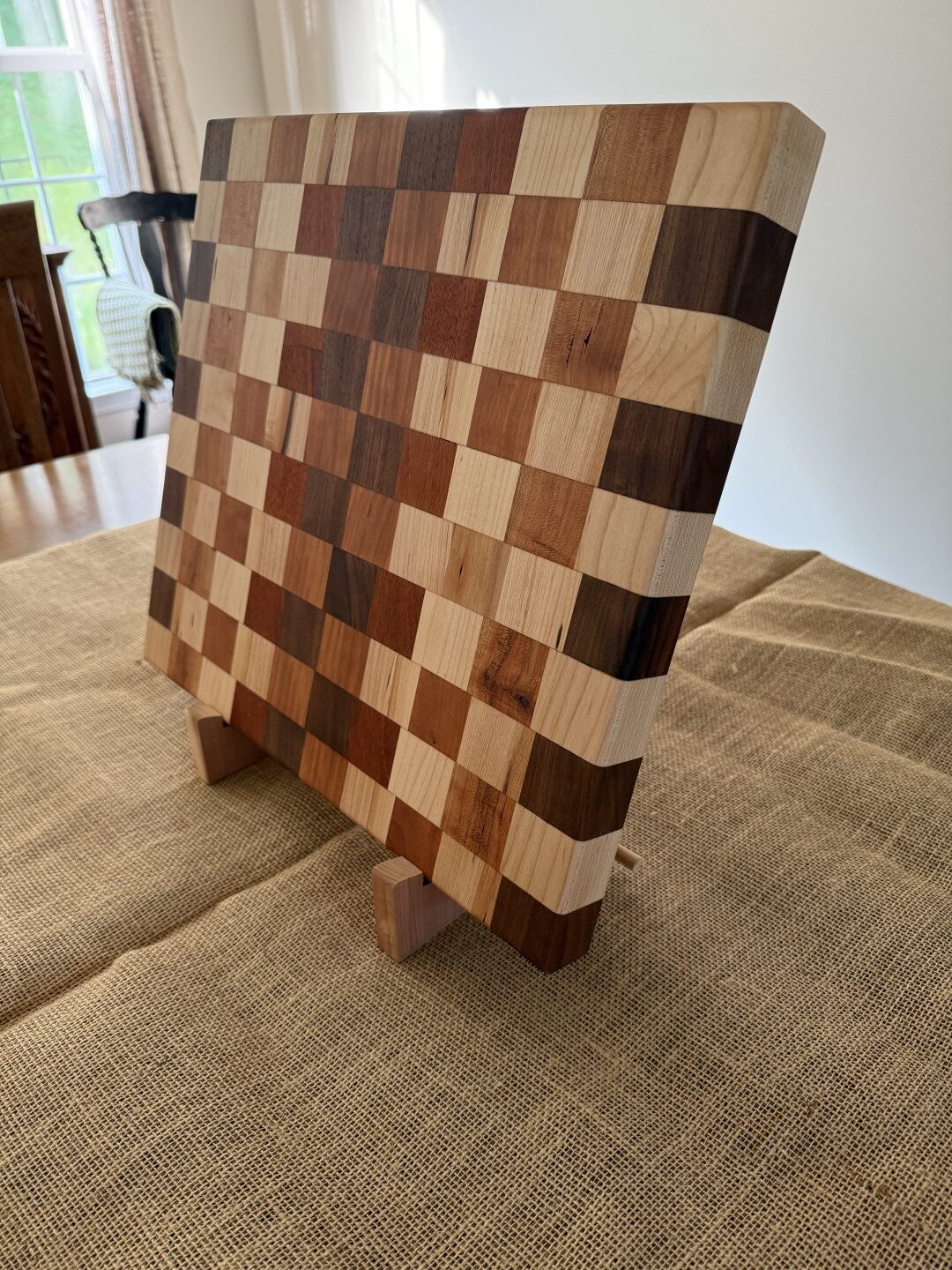 16" x 12 1/2" Black Walnut, Cherry, Maple