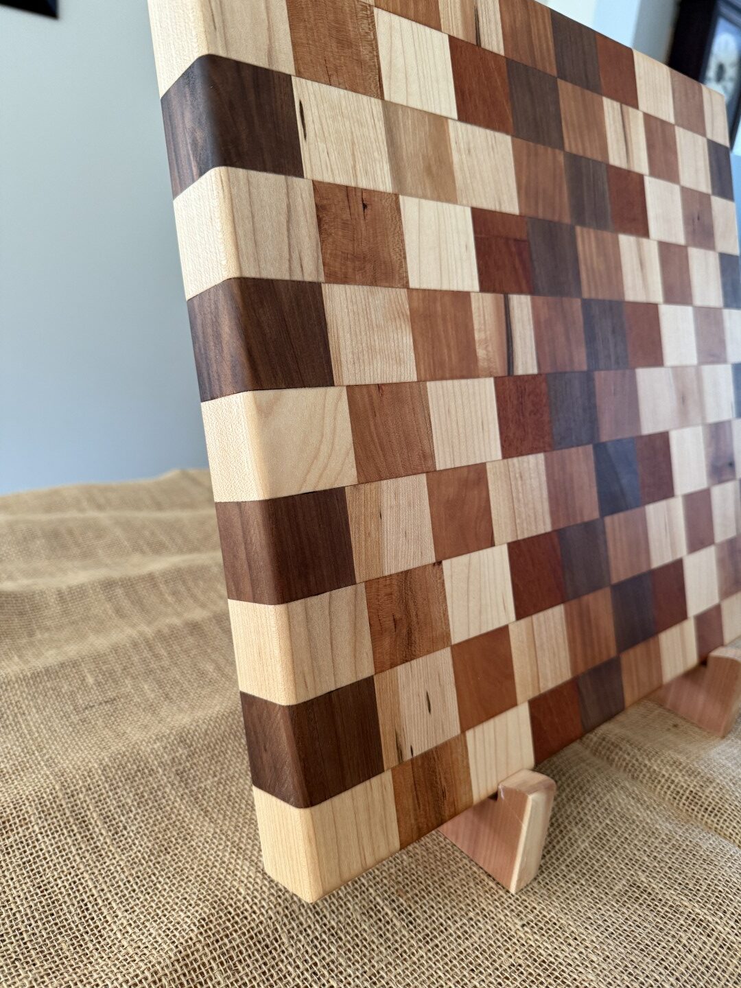 16" x 12 1/2" Black Walnut, Cherry, Maple - Image 4